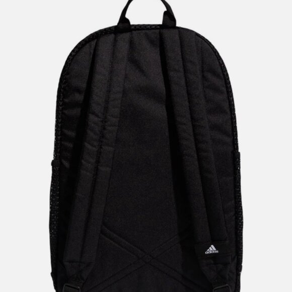 NEW Adidas Hermosa II Mesh Backpack Black See Through NWT MSRP - Picture 3 of 6